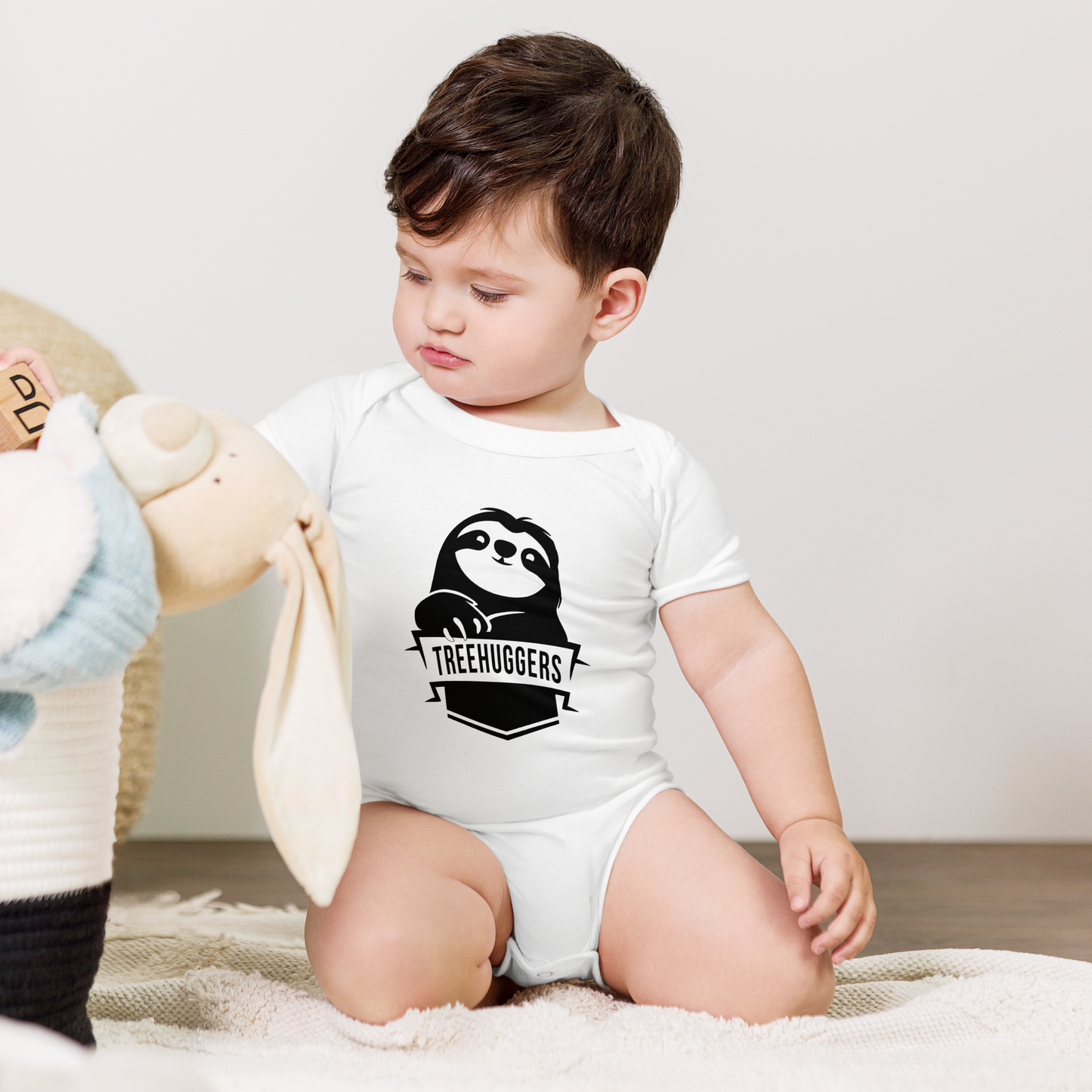 Treehugger Baby short sleeve one piece