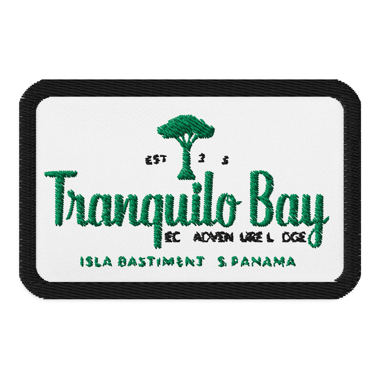Tranquilo Bay Embroidered patch