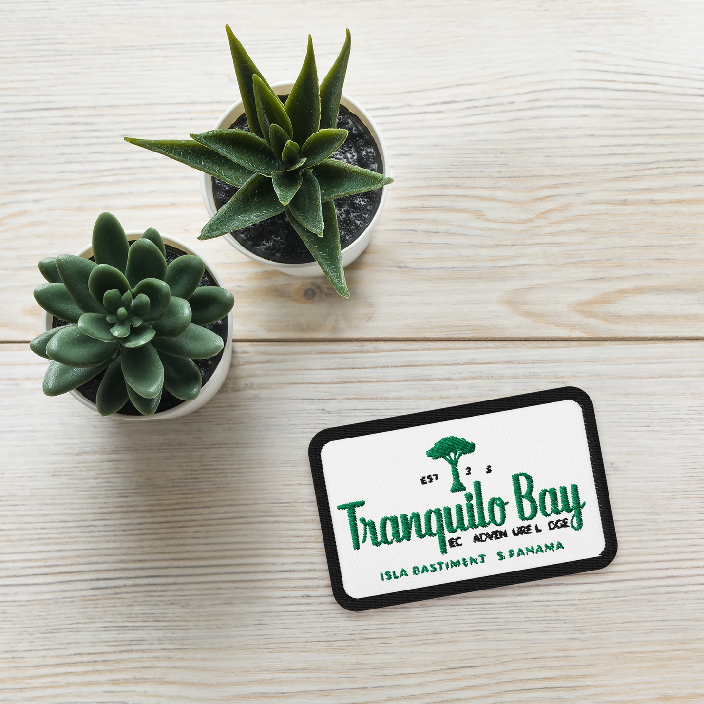 Tranquilo Bay Embroidered patch