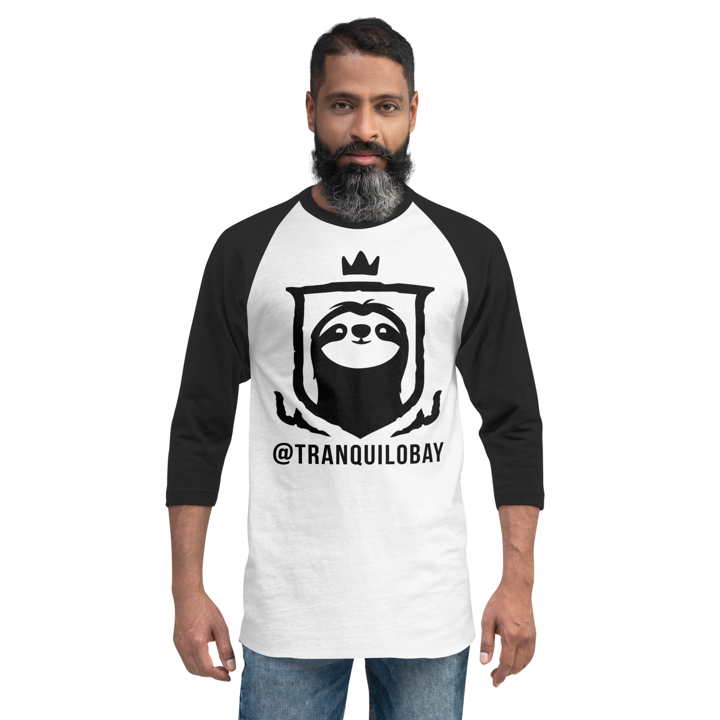 3/4 sleeve raglan shirt